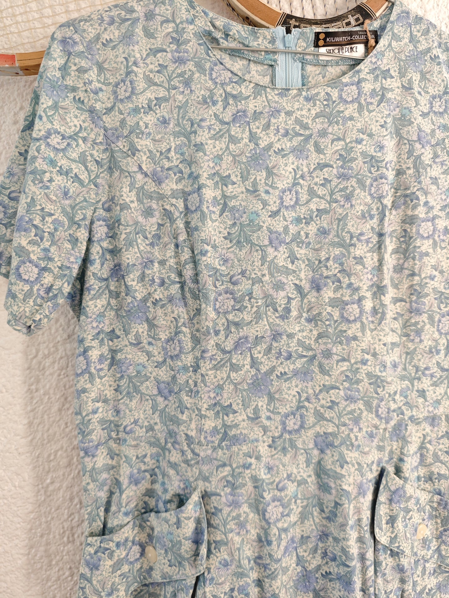 Robe fleurie bleue