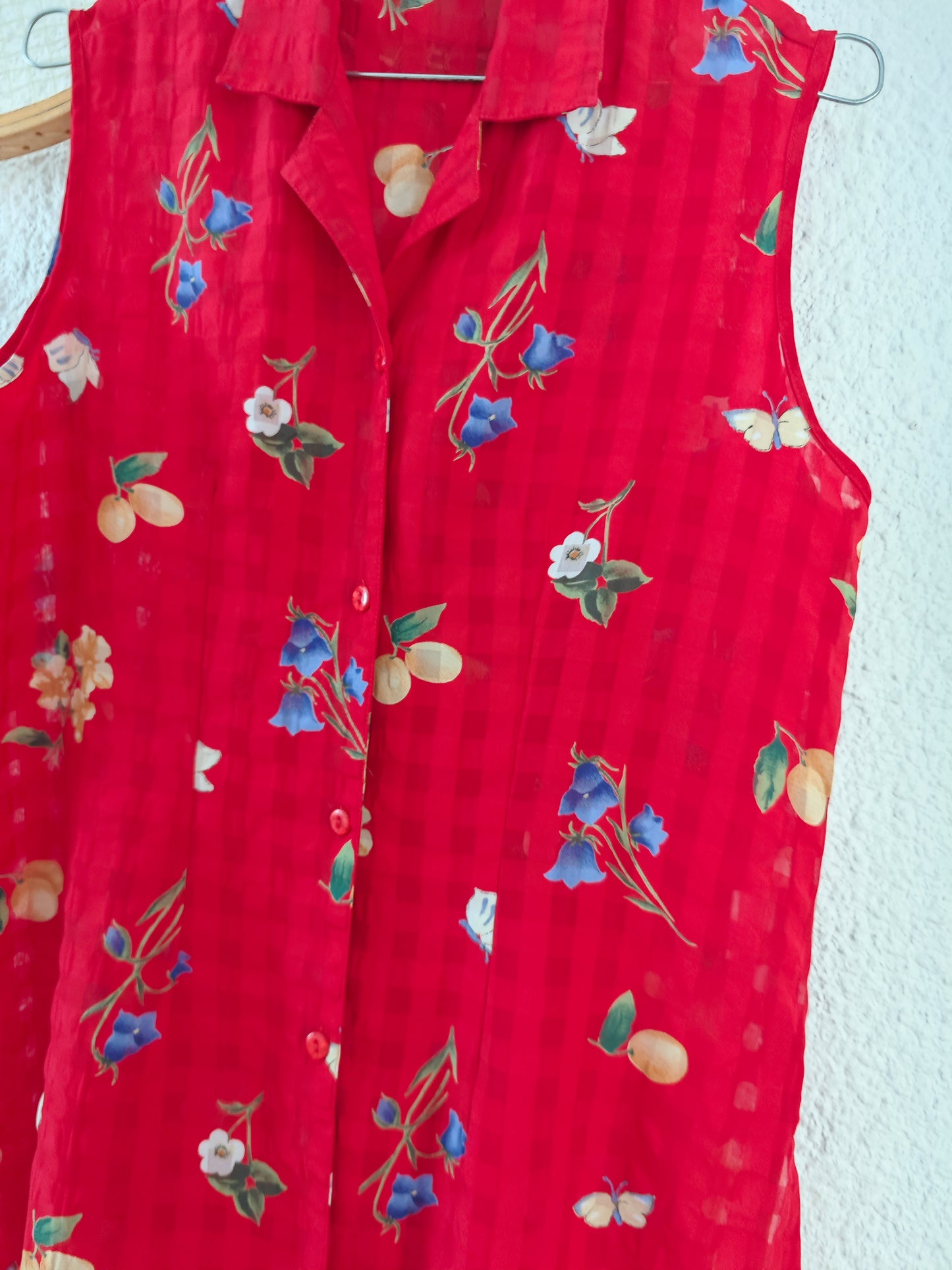Chemise fruit et fleurs