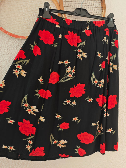 Jupe à fleurs