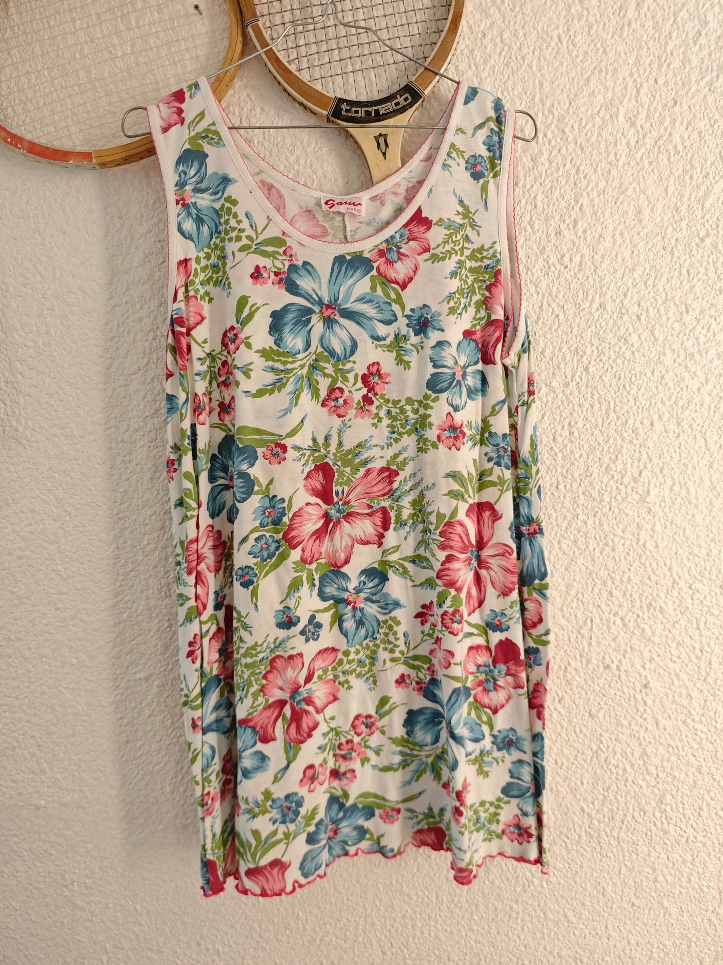 Robe à bretelles fleurie