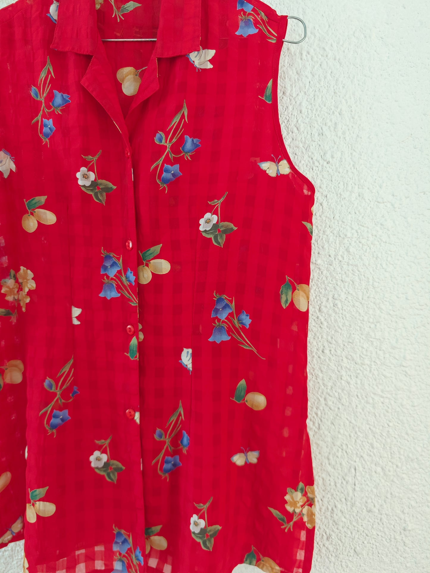 Chemise fruit et fleurs