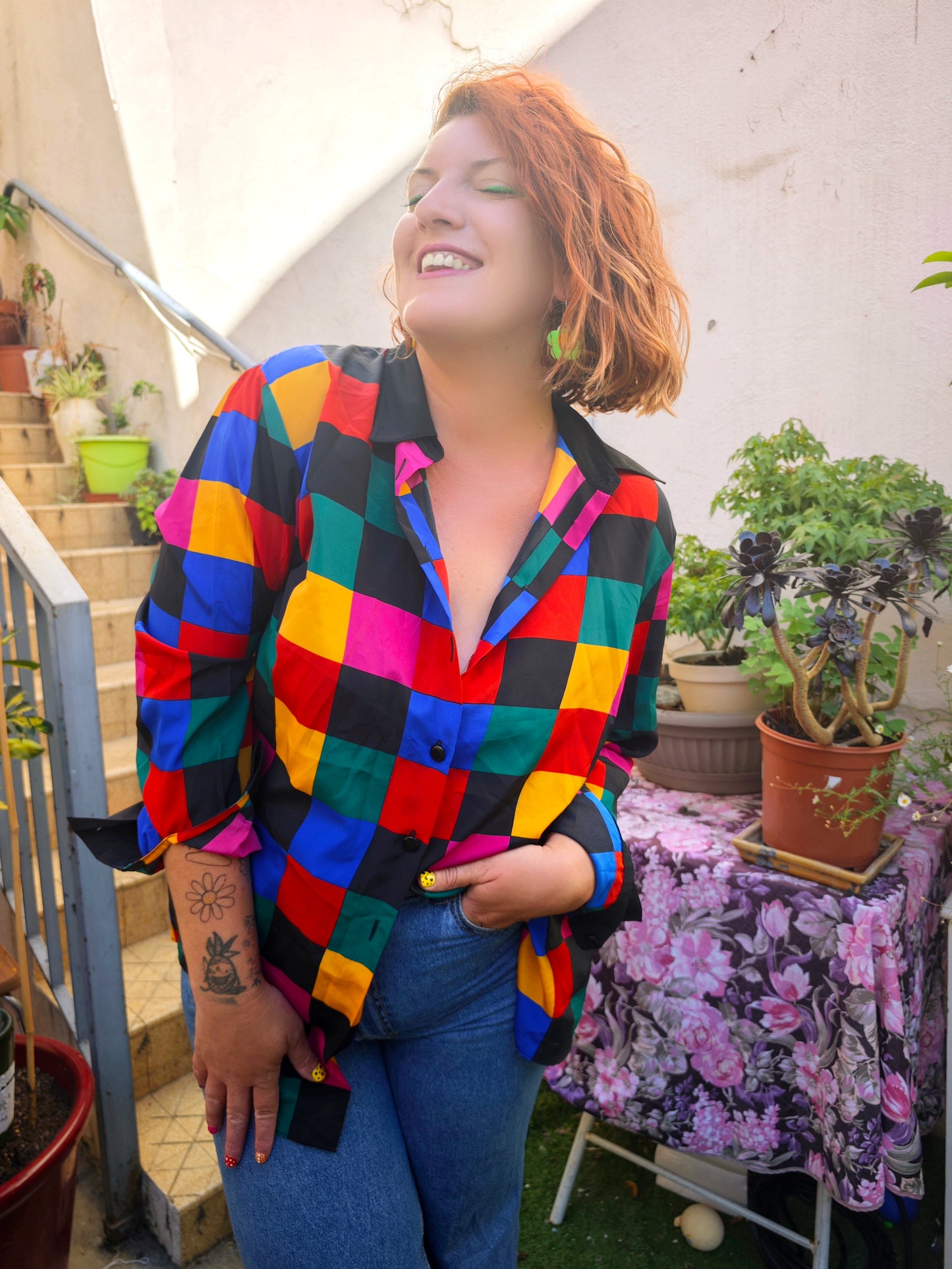 Chemise colorée