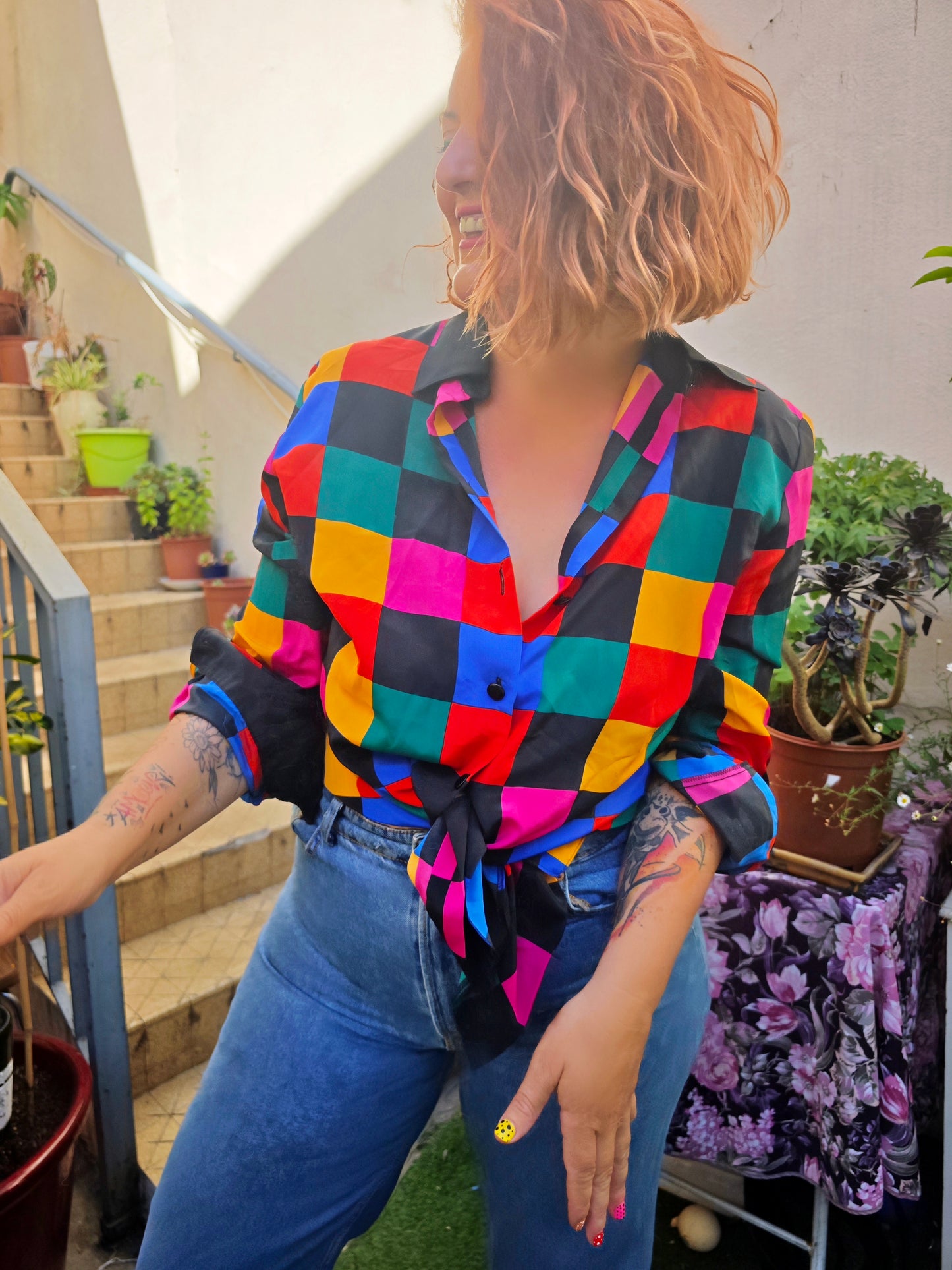 Chemise colorée