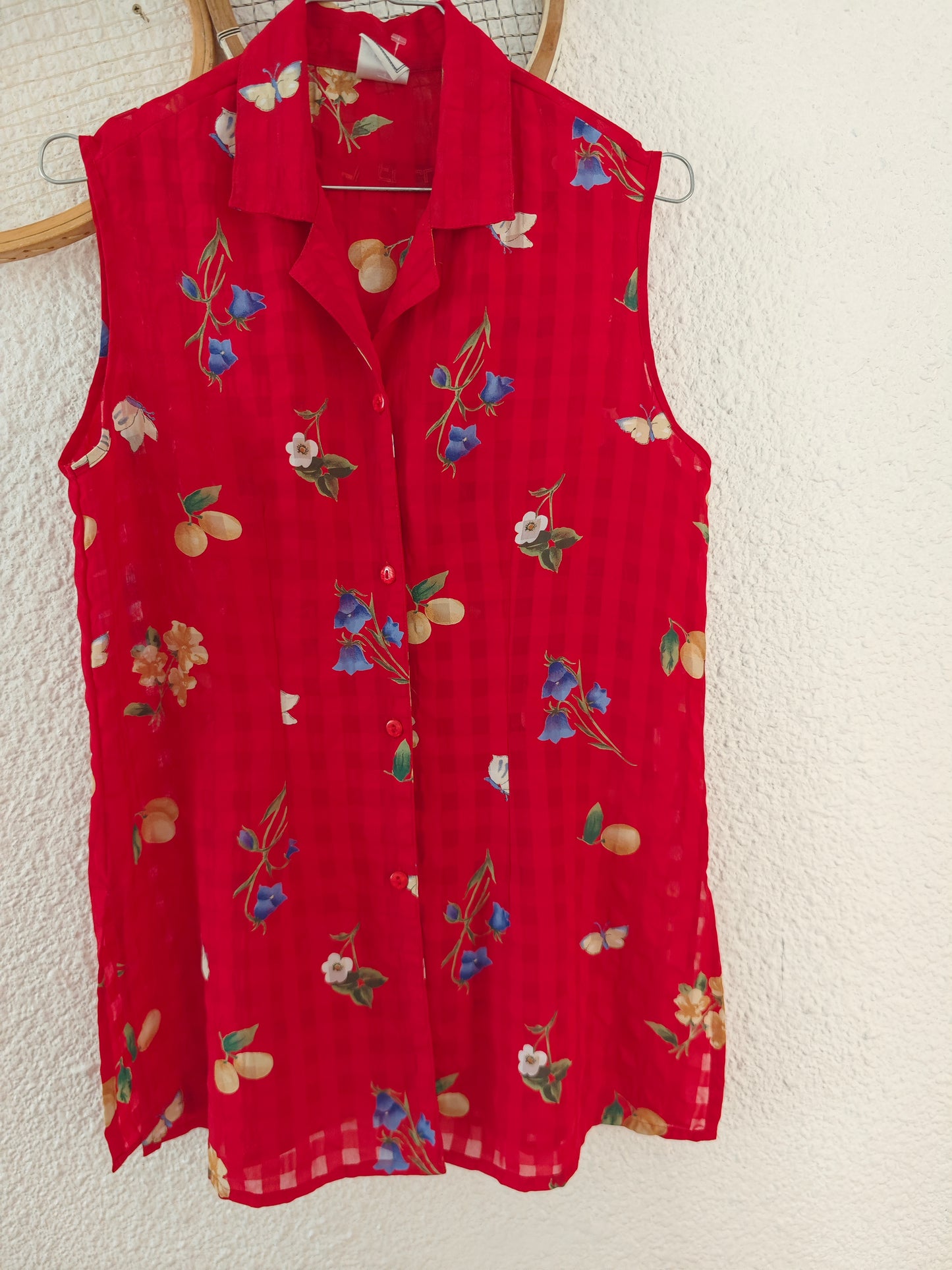 Chemise fruit et fleurs